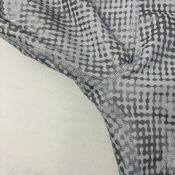 Peloton Leggings Womens Small White Wilver Metallic Workout Athletic‎ Tight - Picture 5 of 9